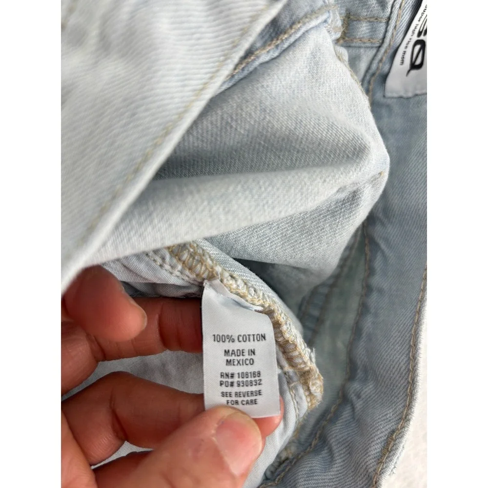 RSQ Denim Shorts Womens‎ 27 Light Wash Super High Rise Mom Summer Casual